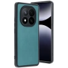 Mey İthalat®   Redmi Note 14 Pro 5G Kılıf Aras Deri Kapak - Açık Yeşil