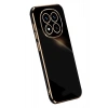 Mey İthalat®   Redmi Note 14 Pro Plus Kılıf Volet Silikon - Siyah