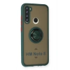 Mey İthalat®   Redmi Note 8 Kılıf Montreal Yüzüklü Silikon Kapak - Yeşil