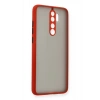 Mey İthalat®   Redmi Note 8 Pro Kılıf Montreal Silikon Kapak - Kırmızı