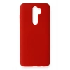 Mey İthalat®   Redmi Note 8 Pro Kılıf Nano içi Kadife Silikon - Kırmızı