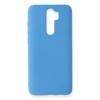 Mey İthalat®   Redmi Note 8 Pro Kılıf Nano içi Kadife Silikon - Mavi