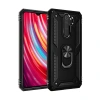 Mey İthalat®   Redmi Note 8 Pro Kılıf Sofya Yüzüklü Silikon Kapak - Siyah