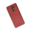 Mey İthalat®   Redmi Note 8 Pro Kılıf Volet Silikon - Kırmızı