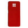 Mey İthalat®   Redmi Note 9 5G Kılıf Nano içi Kadife Silikon - Kırmızı