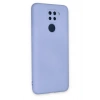 Mey İthalat®   Redmi Note 9 Kılıf Nano içi Kadife Silikon - Lila