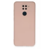 Mey İthalat®   Redmi Note 9 Kılıf Nano içi Kadife Silikon - Pudra