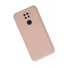 Mey İthalat®   Redmi Note 9 Kılıf Nano içi Kadife Silikon - Pudra