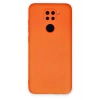 Mey İthalat®   Redmi Note 9 Kılıf Nano içi Kadife Silikon - Turuncu