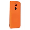 Mey İthalat®   Redmi Note 9 Kılıf Nano içi Kadife Silikon - Turuncu