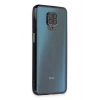 Mey İthalat®   Redmi Note 9 Pro Kılıf  Lensli Silikon - Siyah