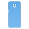 Mey İthalat®   Redmi Note 9 Pro Kılıf Nano içi Kadife Silikon - Mavi