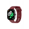 Mey İthalat®   Redmi Watch 4 Klasik Kordon - Bordo