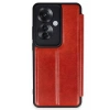 Mey İthalat®   Reno 11F Kılıf Flip Cover - Kırmızı