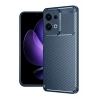 Mey İthalat®   Reno 13 Pro Kılıf Auto Focus Karbon Kapak - Lacivert