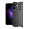 Mey İthalat®   Reno 13F Kılıf Auto Focus Karbon Kapak - Siyah