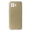 Mey İthalat®   Reno 4 Lite Kılıf First Silikon - Gold