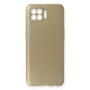 Mey İthalat®   Reno 4 Lite Kılıf First Silikon - Gold