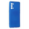Mey İthalat®   Reno 5 Pro Kılıf First Silikon - Mavi