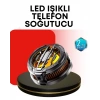 Mey İthalat® RGB Işıklı Sessiz Fanlı Telefon Soğutucu