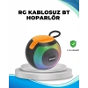 Mey İthalat® RGB Işıklı Taşınabilir Kablosuz Bluetooth Hoparlör