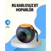 Mey İthalat® RGB Led Işıklı Güçlü Baslı Kablosuz Hoparlör
