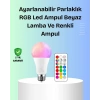 Mey İthalat® RGBW Teknolojili Akıllı LED Ampul, Zamanlayıcılı