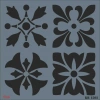 Mey İthalat® Rich KR 1502 Fayans Stencil 30X30 cm