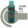 Mey İthalat® Rich Multi Surface 2112 Antik Bej Akrilik Boya 120 cc