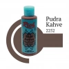 Mey İthalat® Rich Multi Surface 2252 Pudra Kahve Akrilik Boya 120 cc