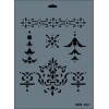 Mey İthalat® Rich New Seri N-103 Stencil 35x25 cm