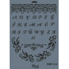 Mey İthalat® Rich New Seri N-114 Stencil 35x25 cm