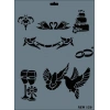 Mey İthalat® Rich New Seri N-129 Stencil 35x25 cm