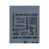 Mey İthalat® Rich New Seri N-499 Stencil 35x25 cm