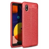 Mey İthalat®  Samsung Galaxy A01 Core Kılıf Auto Focus Kapak - Kırmızı