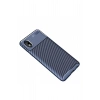 Mey İthalat®  Samsung Galaxy A01 Core Kılıf Auto Focus Karbon Kapak - Lacivert