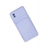 Mey İthalat®  Samsung Galaxy A01 Core Kılıf Kelvin Kartvizitli Silikon - Lila