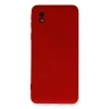 Mey İthalat®  Samsung Galaxy A01 Core Kılıf Nano içi Kadife Silikon - Kırmızı