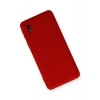 Mey İthalat®  Samsung Galaxy A01 Core Kılıf Nano içi Kadife Silikon - Kırmızı