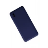 Mey İthalat®  Samsung Galaxy A01 Core Kılıf Nano içi Kadife Silikon - Lacivert