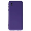 Mey İthalat®  Samsung Galaxy A01 Core Kılıf Nano içi Kadife Silikon - Mor