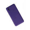 Mey İthalat®  Samsung Galaxy A01 Core Kılıf Nano içi Kadife Silikon - Mor
