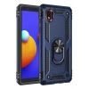 Mey İthalat®  Samsung Galaxy A01 Core Kılıf Sofya Yüzüklü Silikon Kapak - Lacivert