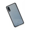 Mey İthalat®  Samsung Galaxy A02 Kılıf Miami Şeffaf Silikon - Siyah