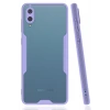 Mey İthalat®  Samsung Galaxy A02 Kılıf Platin Silikon - Lila