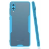 Mey İthalat®  Samsung Galaxy A02 Kılıf Platin Silikon - Mavi