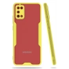 Mey İthalat®  Samsung Galaxy A02S Kılıf Platin Silikon - Sarı