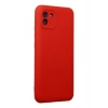 Mey İthalat®  Samsung Galaxy A03 Kılıf Nano içi Kadife Silikon - Kırmızı