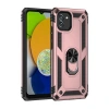 Mey İthalat®  Samsung Galaxy A03 Kılıf Sofya Yüzüklü Silikon Kapak - Rose