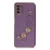 Mey İthalat®  Samsung Galaxy A03S Kılıf Esila Silikon - Mor